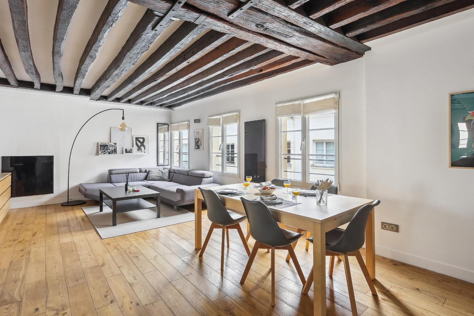 Les Halles & Le Marais - 2Br - Cityapartmentstay Paris Dış mekan fotoğraf