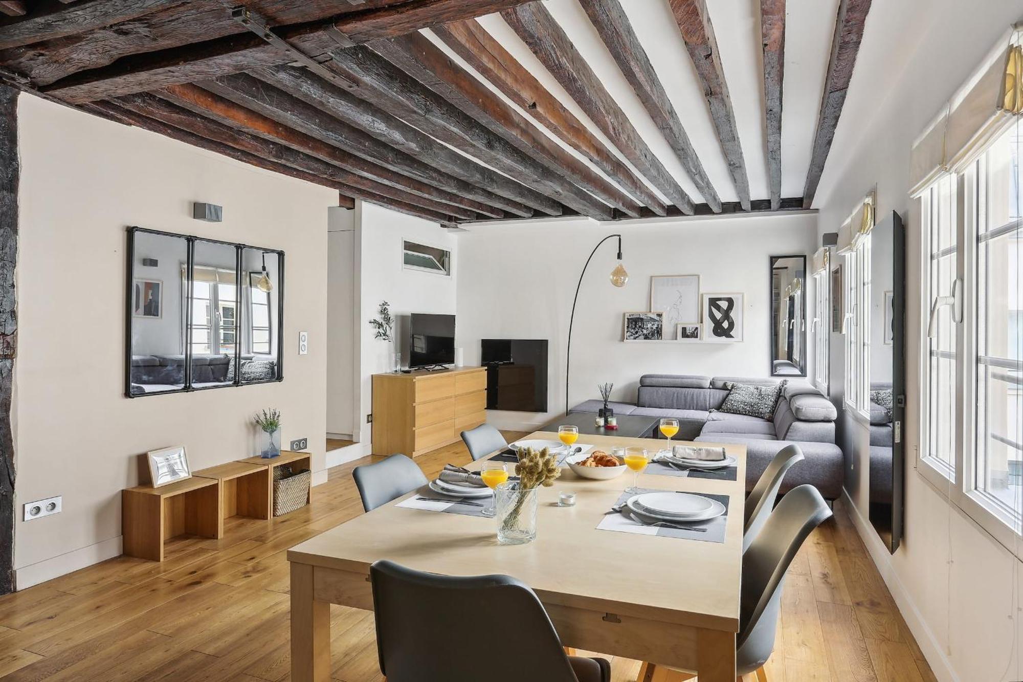 Les Halles & Le Marais - 2Br - Cityapartmentstay Paris Dış mekan fotoğraf